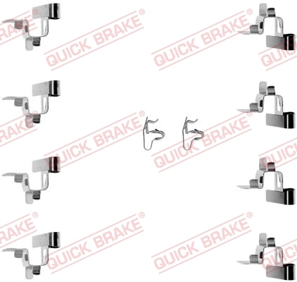 Accessory Kit, disc brake pad